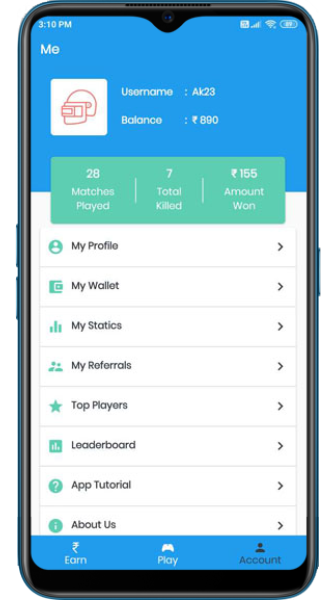 Battle Mania App Screenshot 2
